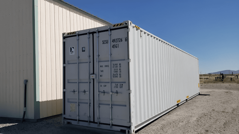 Ft High Cube Shipping Containers With Doors On Both Ends Urban Shipping Containers