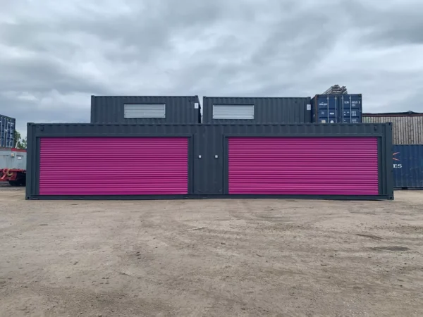 40ft shipping container with roller door