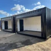 Weatherproof roller shutter shipping container