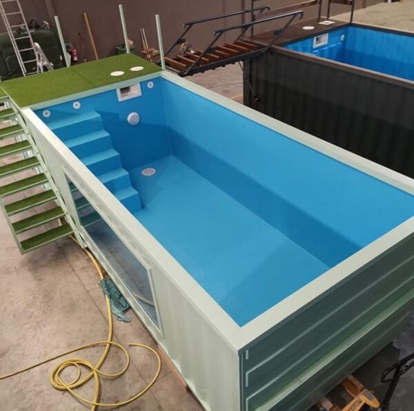 30ft Shipping Container Pool – Luxury Modular Pool with Durable Steel ...