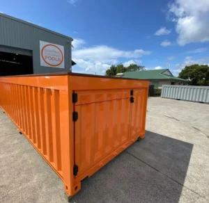 Orange 40ft Shipping Container Pool