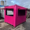10ft x 8ft Shipping Container Food Kiosk – Street Food & Coffee Shop Unit