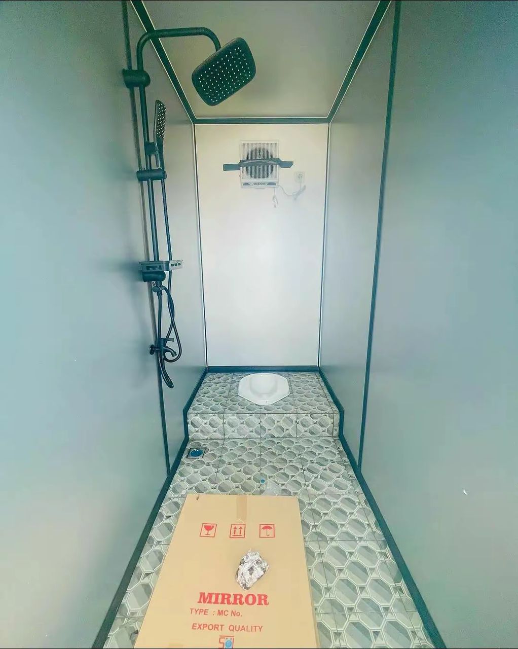 20Ft Portable shipping container bathroom units. 5 separate bathroom and washrooms .., 20ft Portable Shipping Container Bathroom Unit – 5 Separate Restrooms & Washrooms