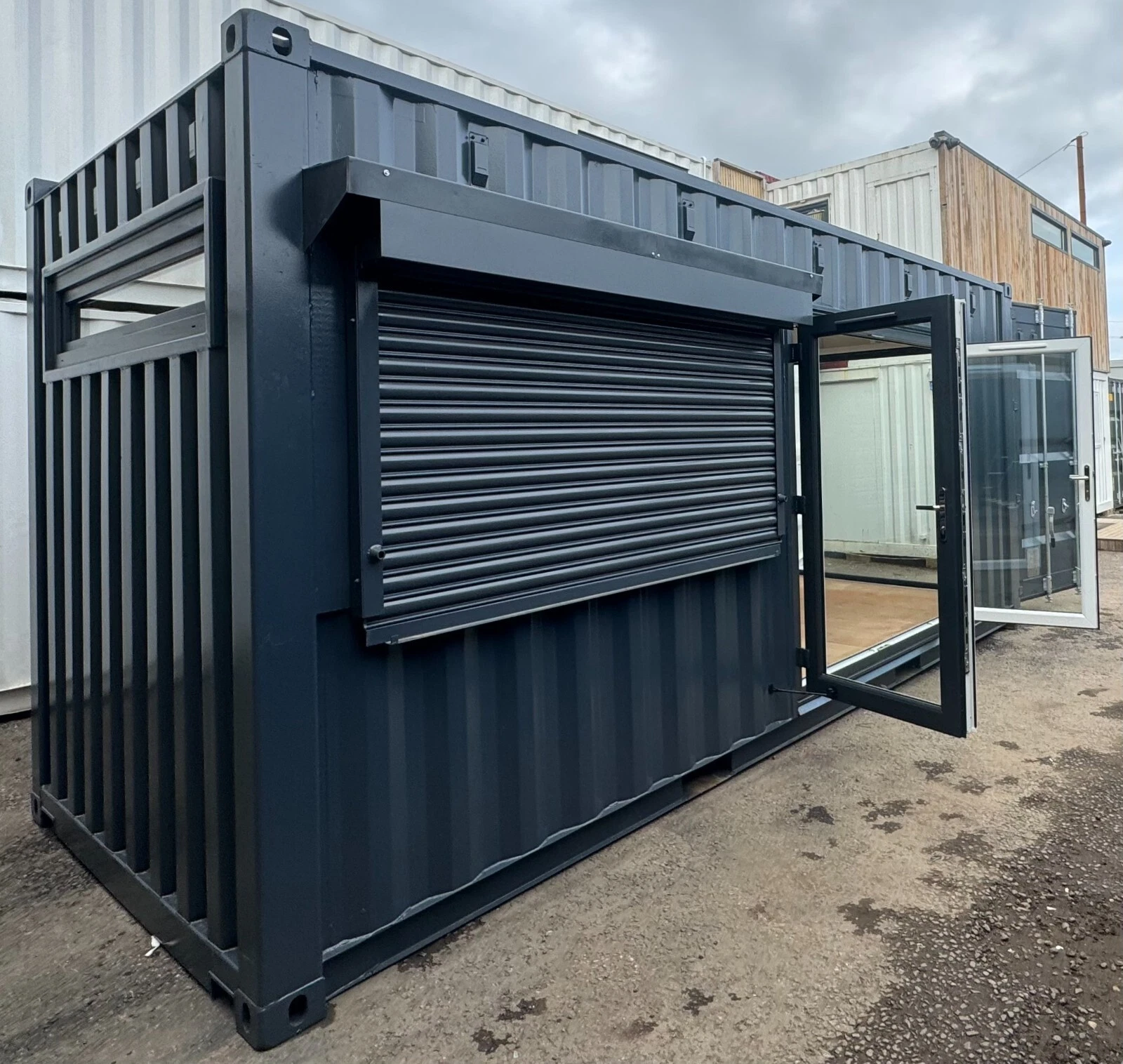 20ft x 8ft Custom Shipping Container Conversion – Portable Building & Modular Space 20ft x 8ft Custom Shipping Container Conversion – Portable Building & Modular Space