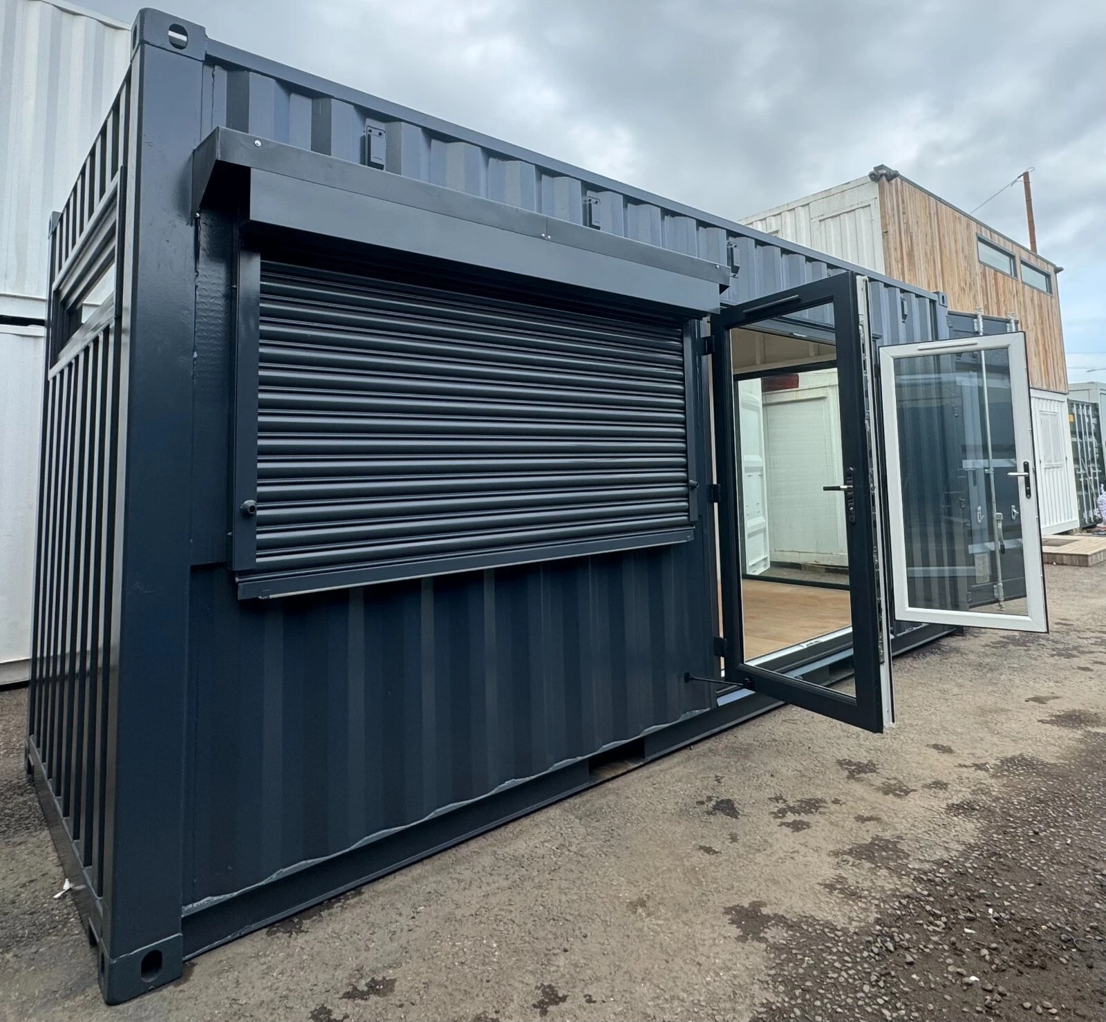 20ft x 8ft Custom Shipping Container Conversion – Portable Building & Modular Space 20ft x 8ft Custom Shipping Container Conversion – Portable Building & Modular Space