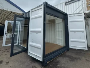 20ft x 8ft Custom Shipping Container Conversion – Portable Building & Modular Space