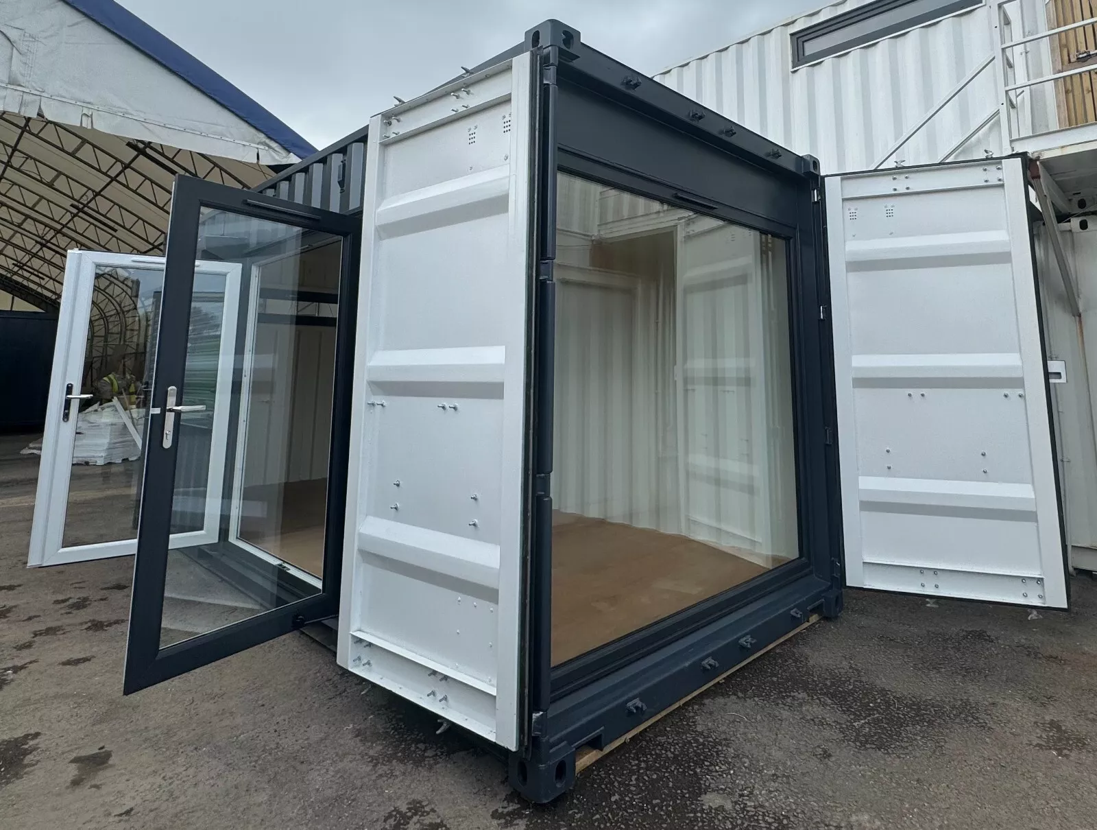 20ft x 8ft Custom Shipping Container Conversion – Portable Building & Modular Space 20ft x 8ft Custom Shipping Container Conversion – Portable Building & Modular Space