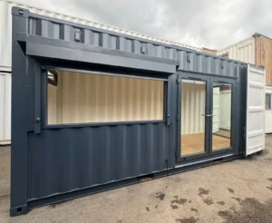 20ft x 8ft Custom Shipping Container Conversion – Portable Building & Modular Space