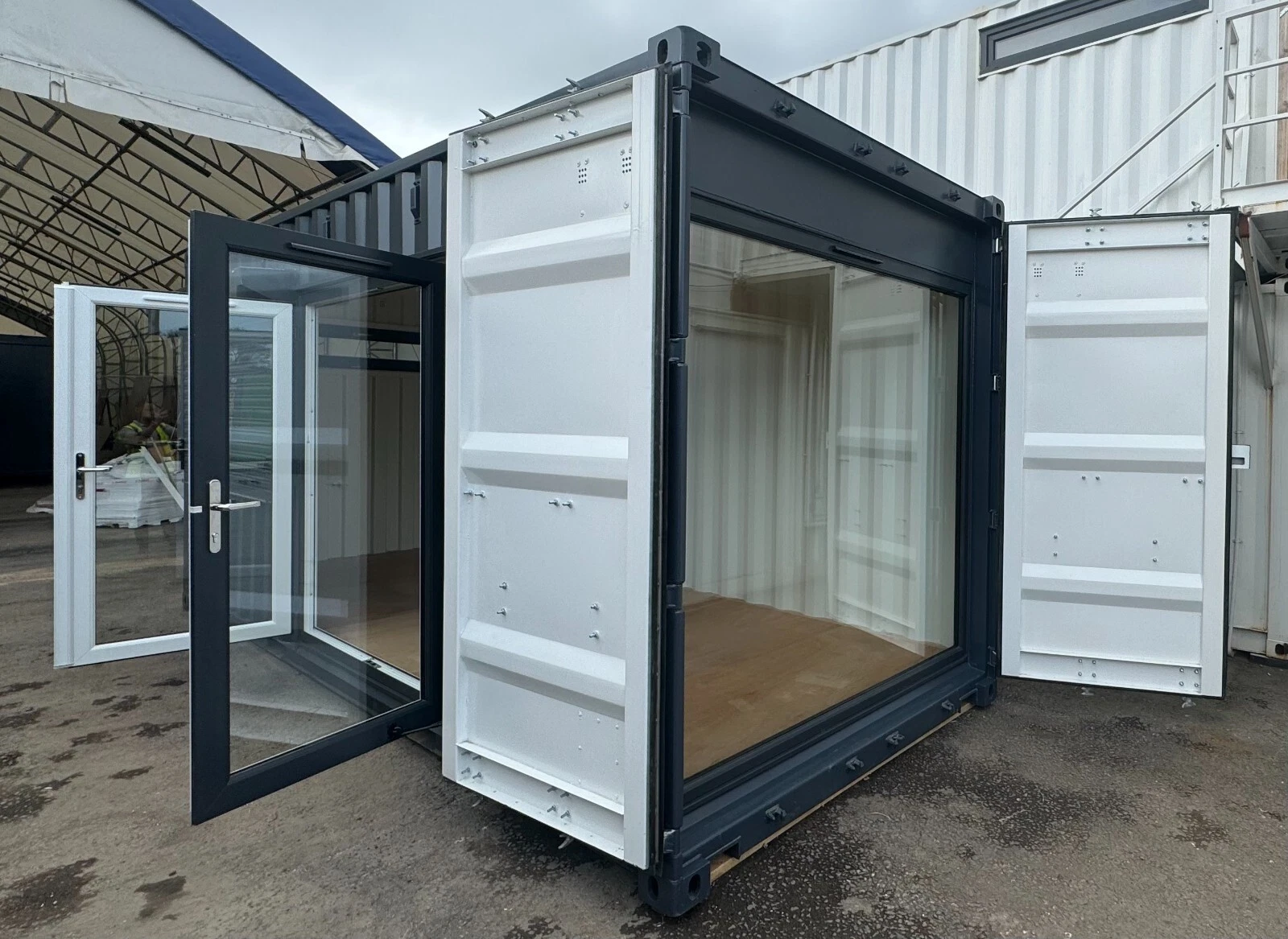20ft x 8ft Custom Shipping Container Conversion – Portable Building & Modular Space 20ft x 8ft Custom Shipping Container Conversion – Portable Building & Modular Space