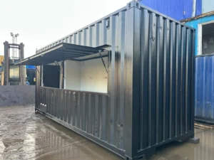 20ft x 8ft Shipping Container Food Kiosk – Street Food & Coffee Shop Unit
