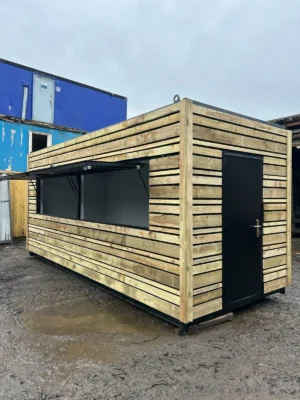 20ft x 8ft Shipping Container Food Kiosk – Street Food, Coffee Shop & Pop-Up Restaurant Unit