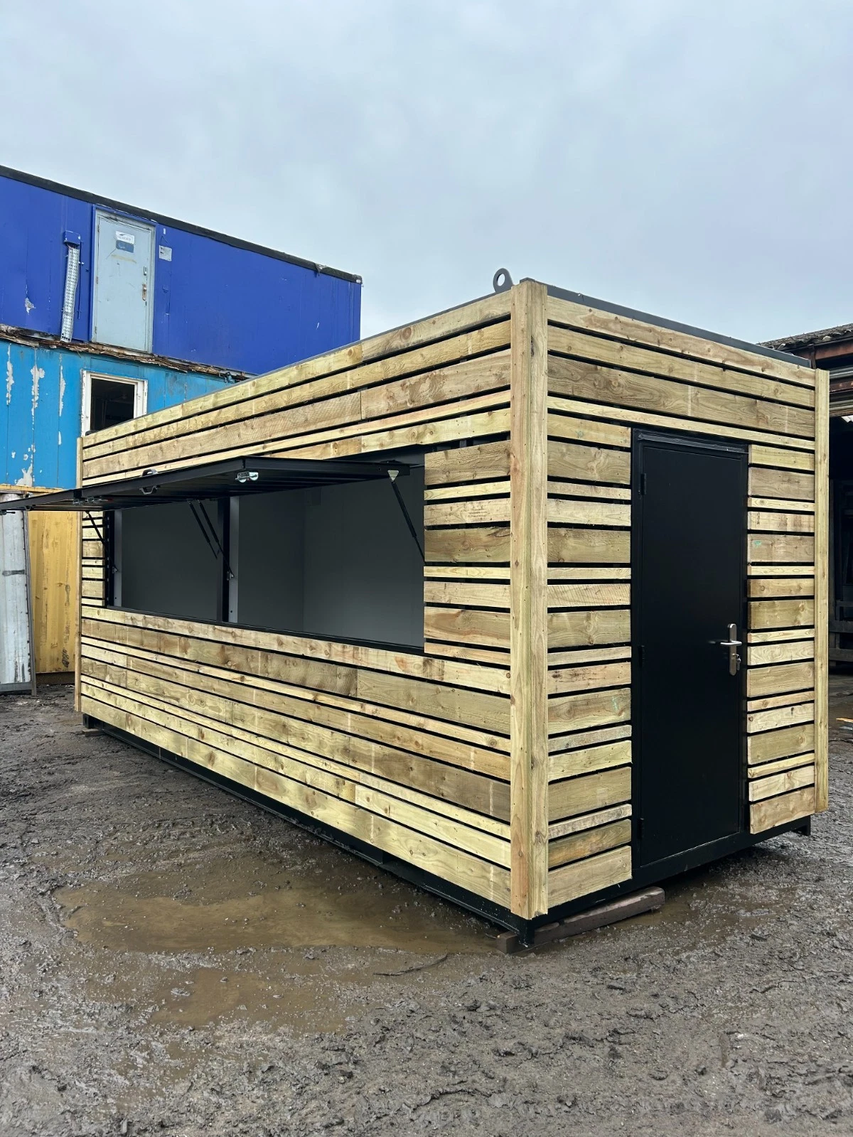 20ft x 8ft Shipping Container - Street Food:Coffee Shop:Food Kiosk7 20ft x 8ft Shipping Container Food Kiosk – Street Food, Coffee Shop & Pop-Up Restaurant Unit