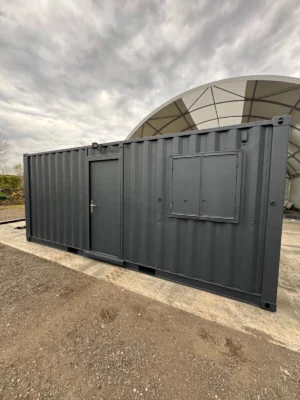 20ft x 8ft Site Office & Canteen Shipping Container – Staff Changing Room & Welfare Unit
