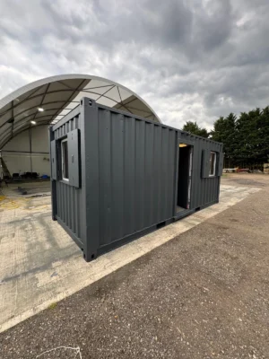20ft x 8ft Site Office & Canteen Shipping Container – Staff Changing Room & Welfare Unit