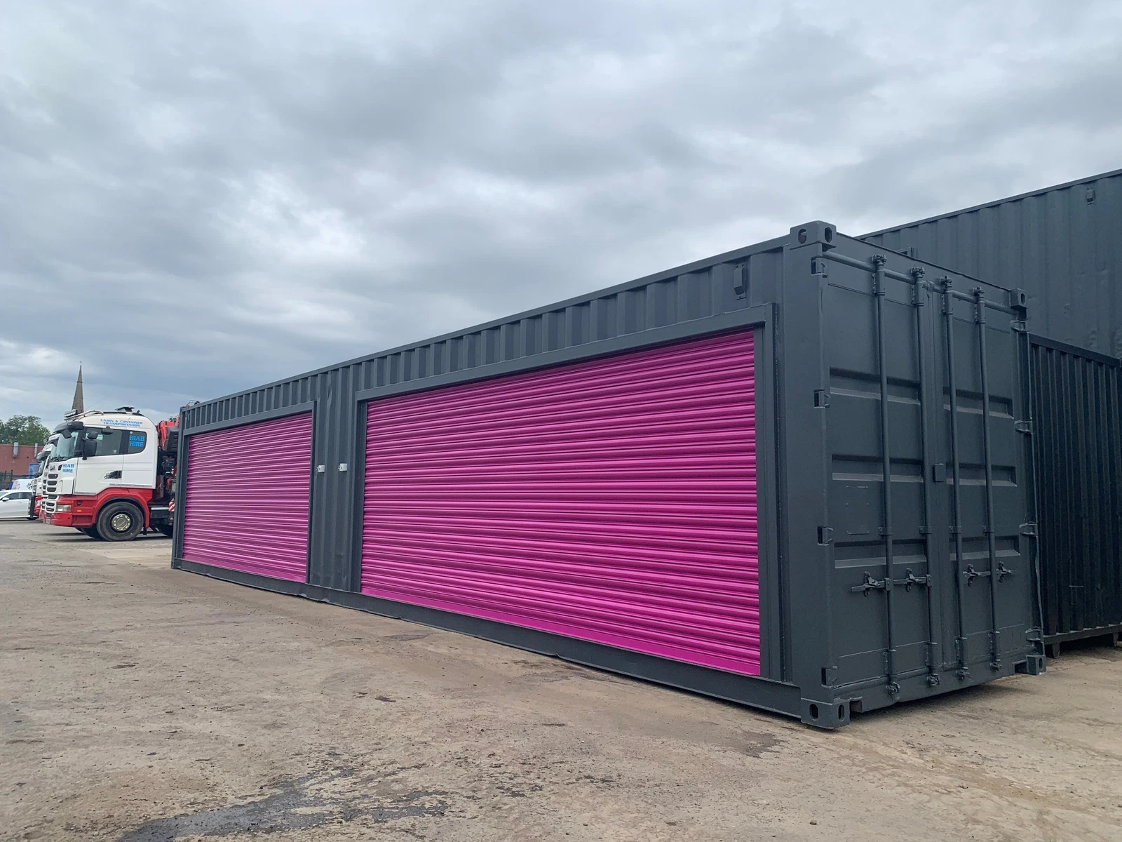40FT x 8FT Roller Shutter Shipping Container – Secure Steel Storage Unit 40FT x 8FT Roller Shutter Shipping Container – Secure Steel Storage Unit