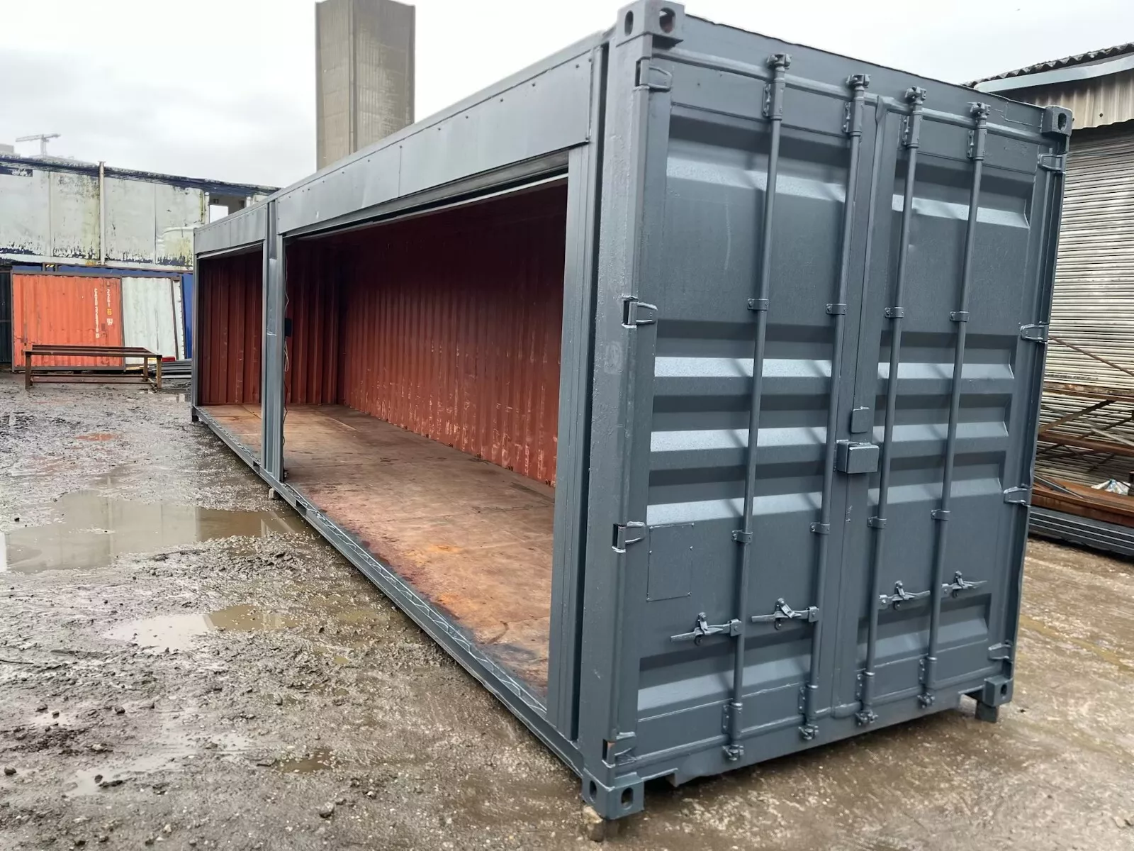 40FT x 8FT Roller Shutter Shipping Container – Secure Steel Storage Unit 40FT x 8FT Roller Shutter Shipping Container – Secure Steel Storage Unit