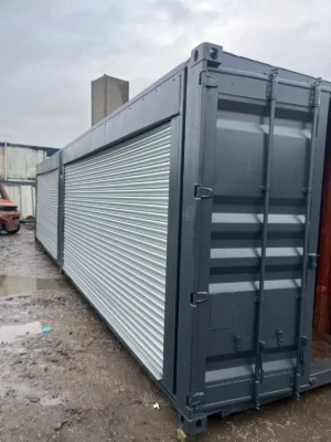 40FT x 8FT Roller Shutter Shipping Container – Secure Steel Storage Unit