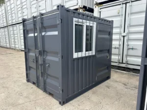 7ft Shipping Container Welfare Unit | Portable Site Office Cabin | Garden & Mobile Office Container