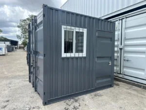 7ft Shipping Container Welfare Unit | Portable Site Office Cabin | Garden & Mobile Office Container.
