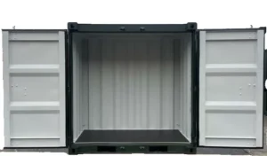 6ft x 6ft Small Shipping Container | Compact Steel Storage Container | Weatherproof Mini Cargo Unit